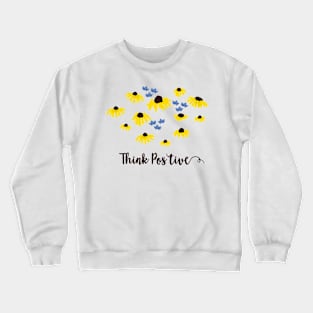 yellow cosmos wild flower Crewneck Sweatshirt